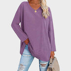 Loose V-Neck Top