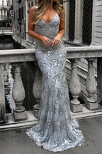 Sequin Maxi Wedding Guest Dress