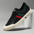 Roberto Russo Contrast Stripe Knit Sneakers