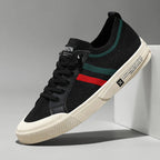Roberto Russo Contrast Stripe Knit Sneakers