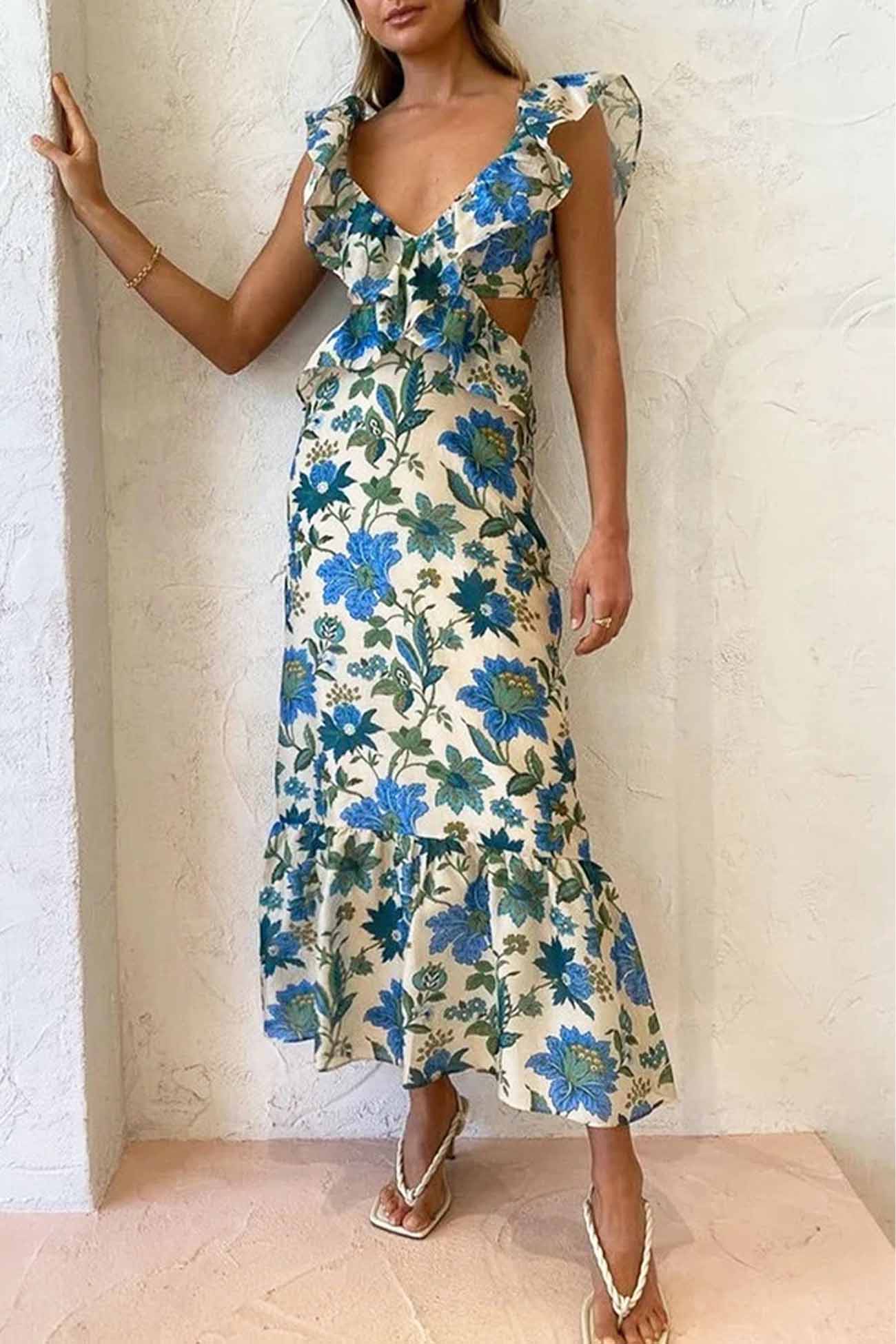 Amara Elegant Summer Maxi Dress
