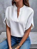 Thalia Sophisticated Blouse with Tailored Design