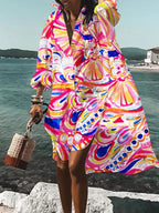 Mary Summer Midi Shirt Dress