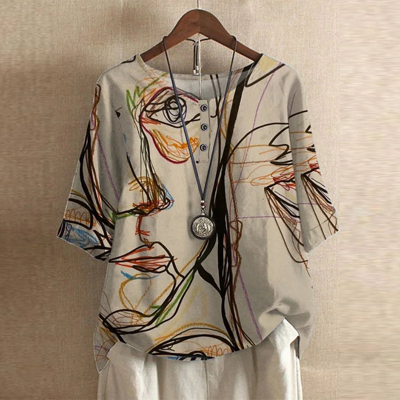 Anya Retro-Inspired Blouse