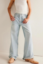 Candace High-Waist Wide-Leg Denims