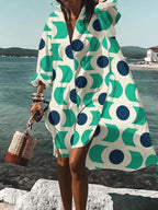 Mary Summer Midi Shirt Dress