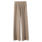 Harlow Wide-Leg Knit Trousers
