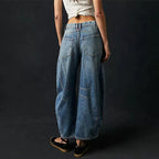 Everly Barrel-Leg Denims