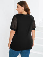 V-Neck Spring Top with Flattering Sleeves