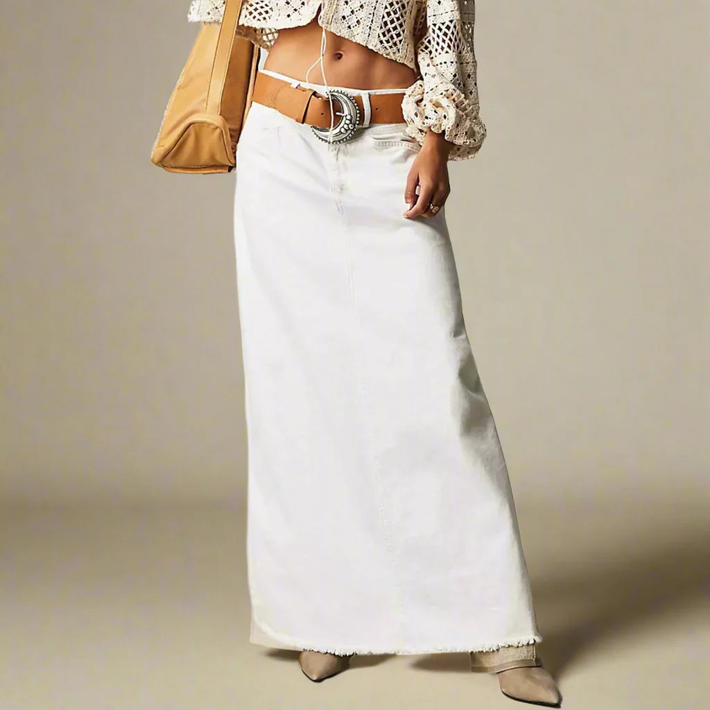 Vintage Denim Skirt Jeans