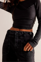 Candace High-Waist Wide-Leg Denims