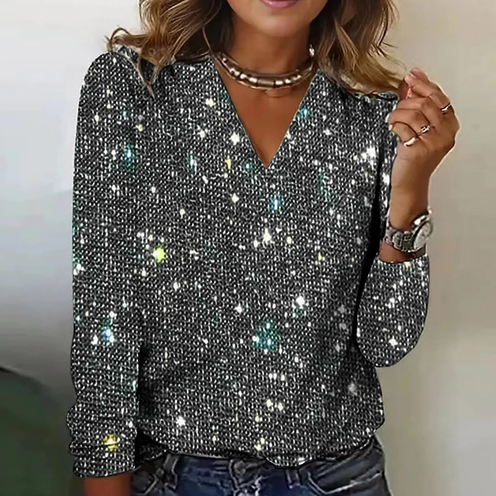 Long-Sleeve Party Shirt