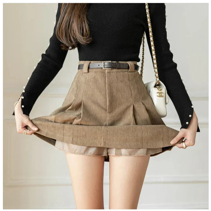 Diana Corduroy Mini Skirt