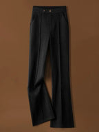 Arden Wool-Blend Flare Trousers