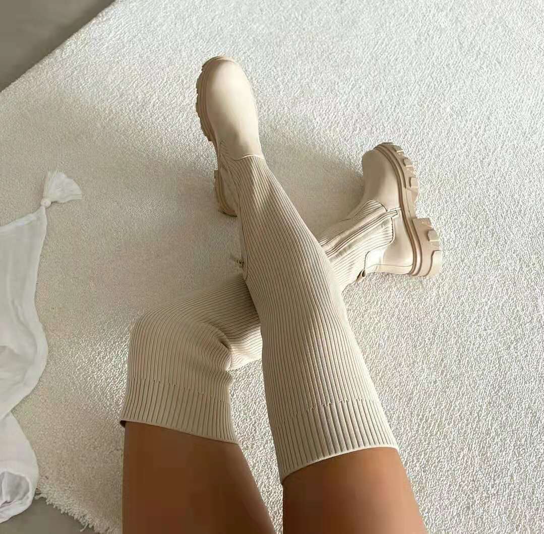 Florence Heeled Knee-High Boots for Women
