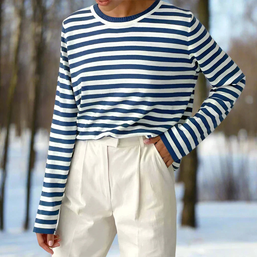 Gail Striped Long Sleeve T-Shirt