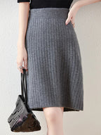 Camilla Merino Wool Midi Skirt