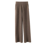 Harlow Wide-Leg Knit Trousers