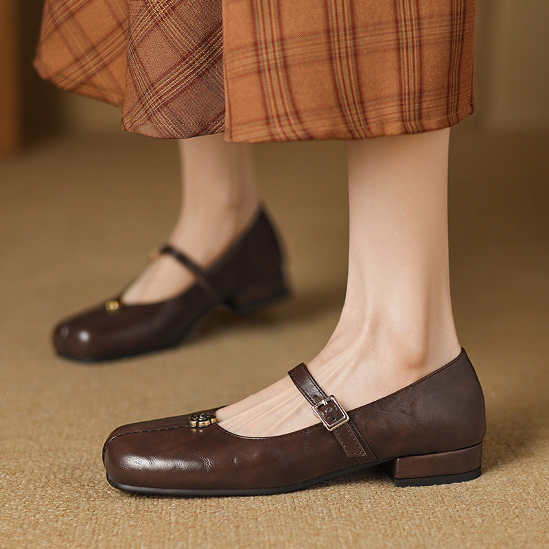 Natalie Strap Ballet Flats