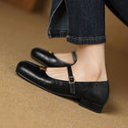 Natalie Strap Ballet Flats
