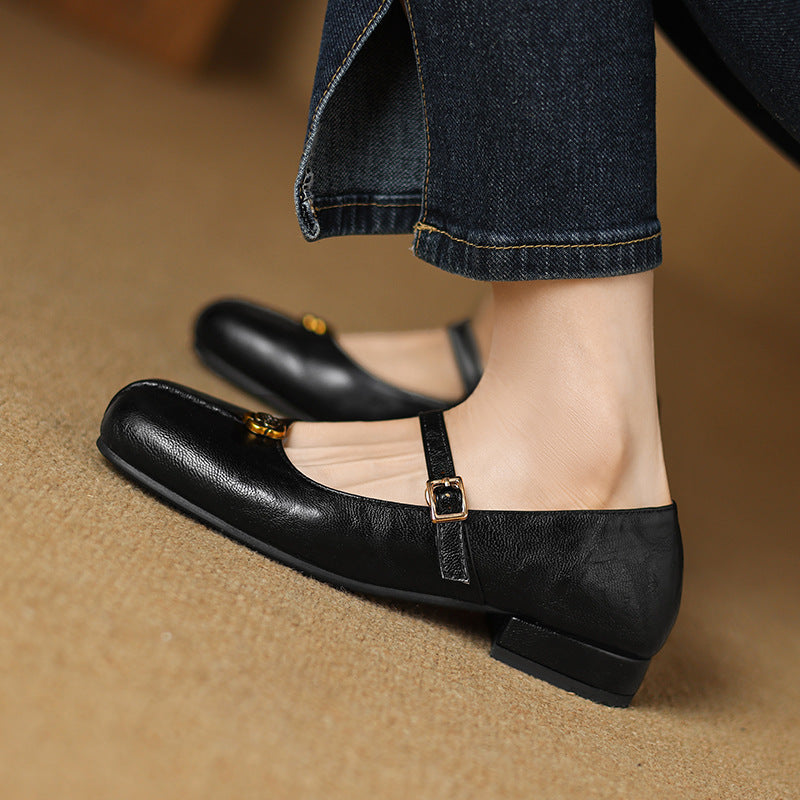 Natalie Strap Ballet Flats