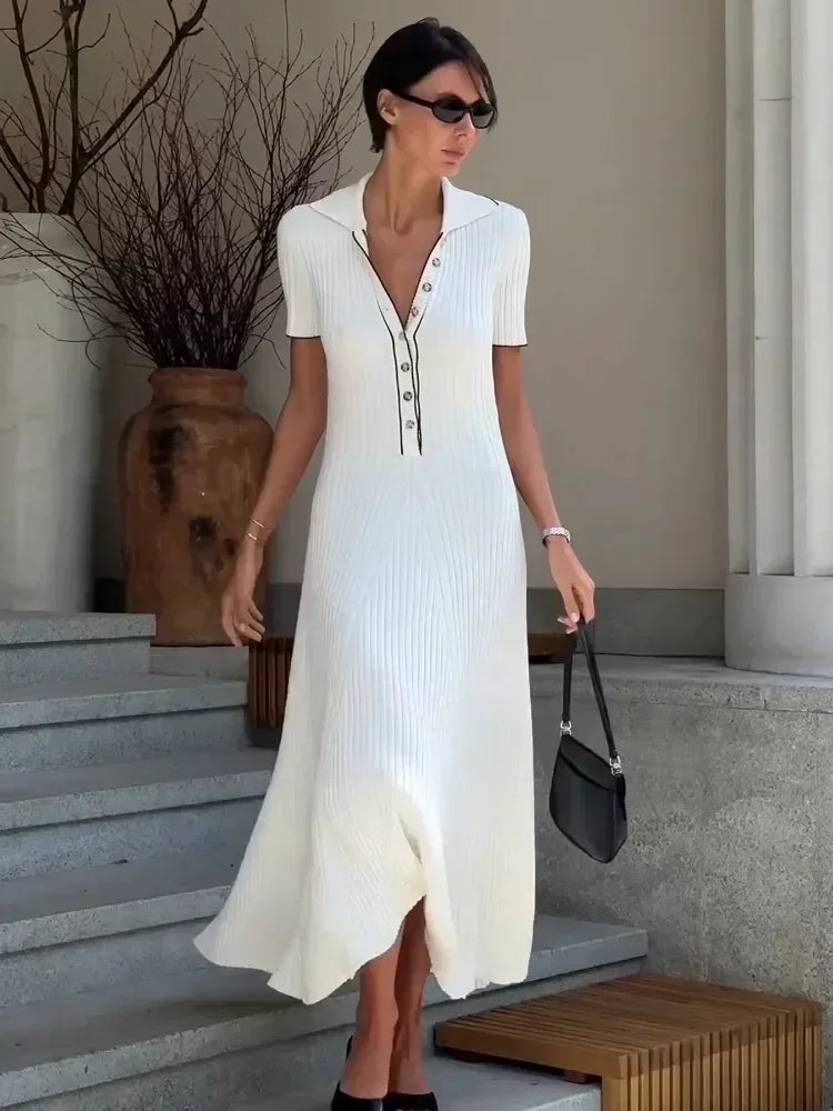 Diana Tricot Summer Knit Mini Dress