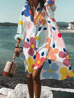 Mary Summer Midi Shirt Dress