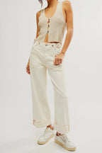 Candace High-Waist Wide-Leg Denims