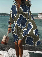 Mary Summer Midi Shirt Dress