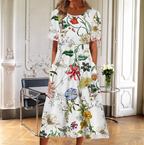Ruby Floral Midi Dress