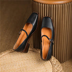 Daisy Women’s Spring Strap Block Heel Shoes
