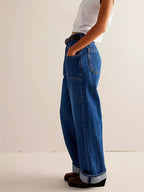Candace High-Waist Wide-Leg Denims