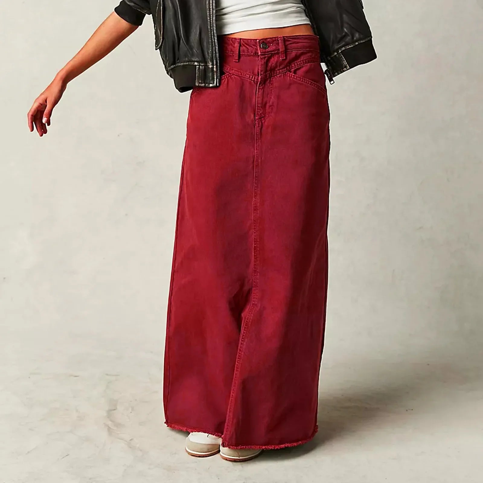 Vintage Denim Skirt Jeans