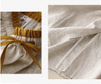 Everly 100% Linen A-Line Skirt