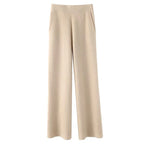 Harlow Wide-Leg Knit Trousers