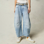 Casual Wide-Leg Jeans
