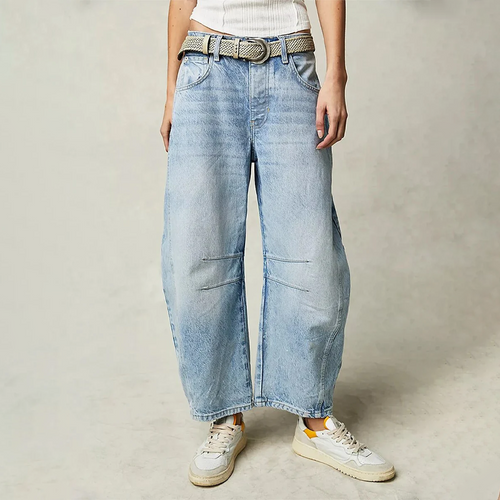 Casual Wide-Leg Jeans