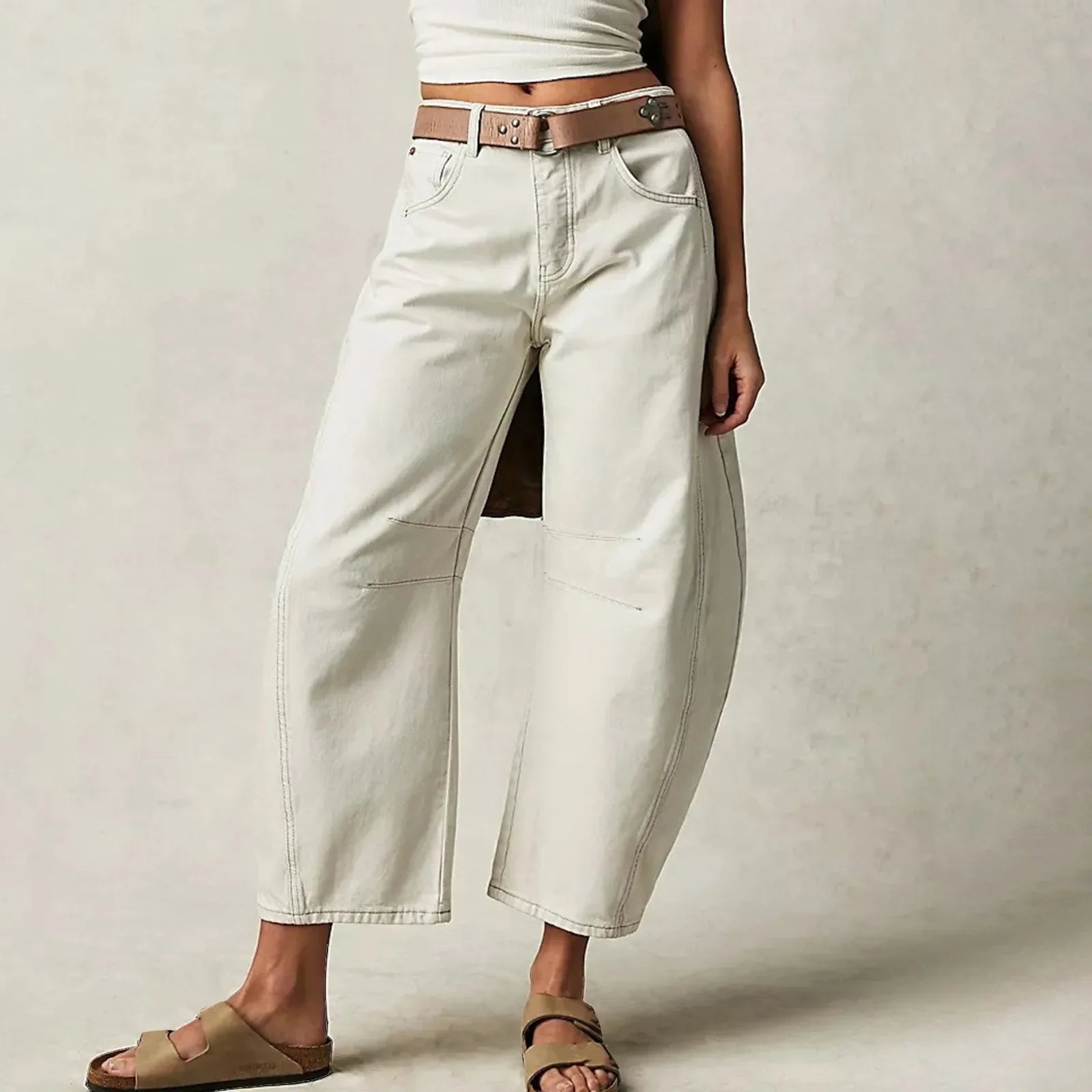 Casual Wide-Leg Jeans