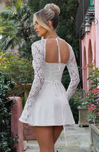 Tasha Lace Sleeve Bodycon Mini Dress