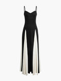 Paloma Black-and-White Maxi Dress
