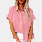Claudia Lightweight Shirt with Front Pocket
