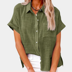 Claudia Lightweight Shirt with Front Pocket
