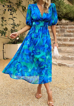 Monica Elegant Floral Dress