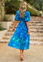 Monica Elegant Floral Dress