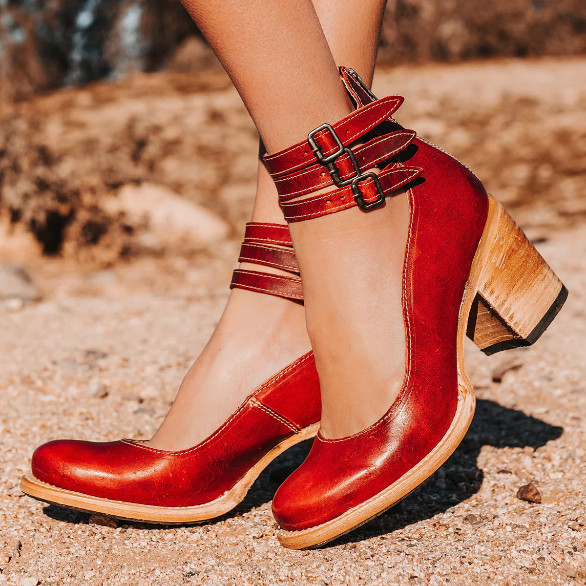 Verona Strappy Ankle Heels