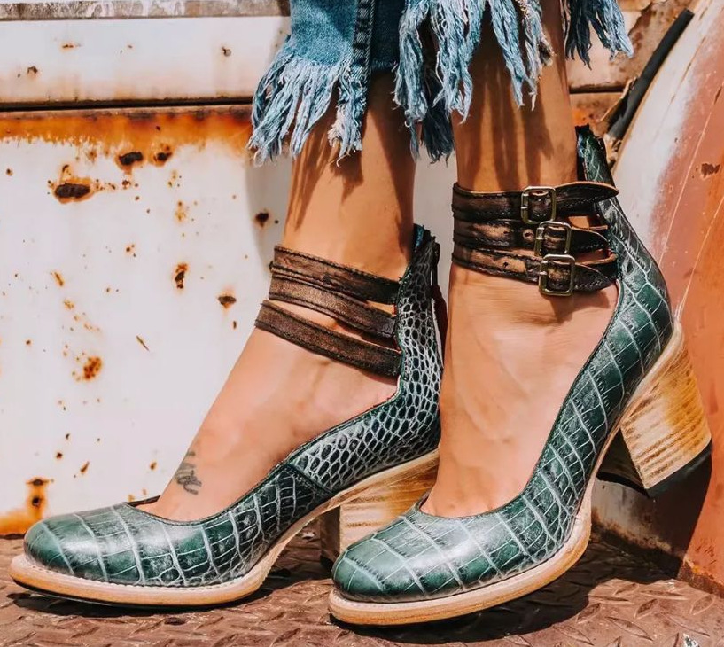 Verona Strappy Ankle Heels