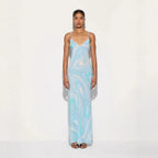 Printed Slip Maxi Dress