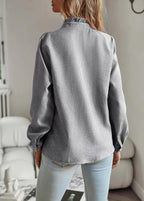 Elegant Cotton Button-Up Top