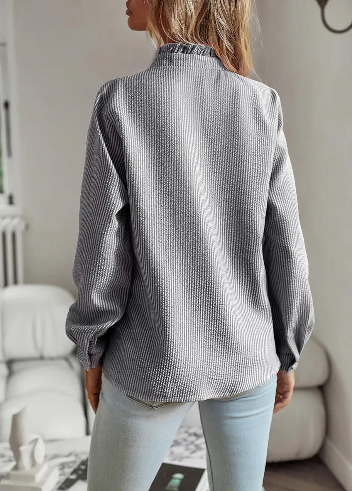Elegant Cotton Button-Up Top