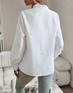 Elegant Cotton Button-Up Top